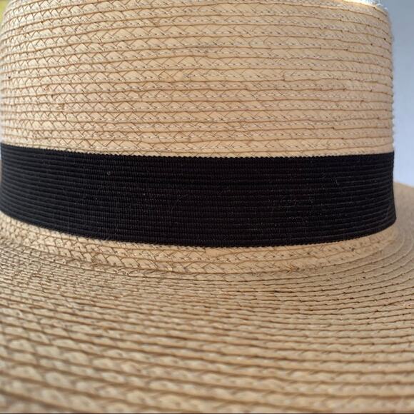 Vintage Gumarcaah Handwoven Palm Straw Hat Small main image 5